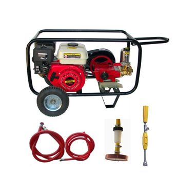 SPRAYER WITH GASOLINE ENGINE 5.5HP AND PUMP FT22A INOX / 