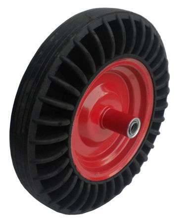 WHEELS 4.00-10 SOLID FROM SYNTHETIC RUBBER / 
