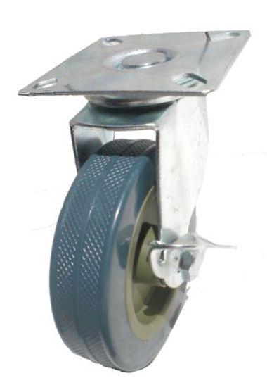Caster Wheel Compact rotaning SC0301 with brake / 