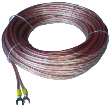 Rigid cable 2x3mm² D-30 14.5m with terminals / 